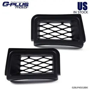 Fit For 03-07 Chevrolet Silverado 1500 Black Bumper Air Duct Grille Insert Cover