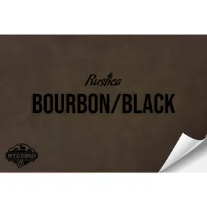 RUSTICA BOURBON/BLACK HYDBOND LEATHERETTE SHEET (12"x24") ULTRAHYD®