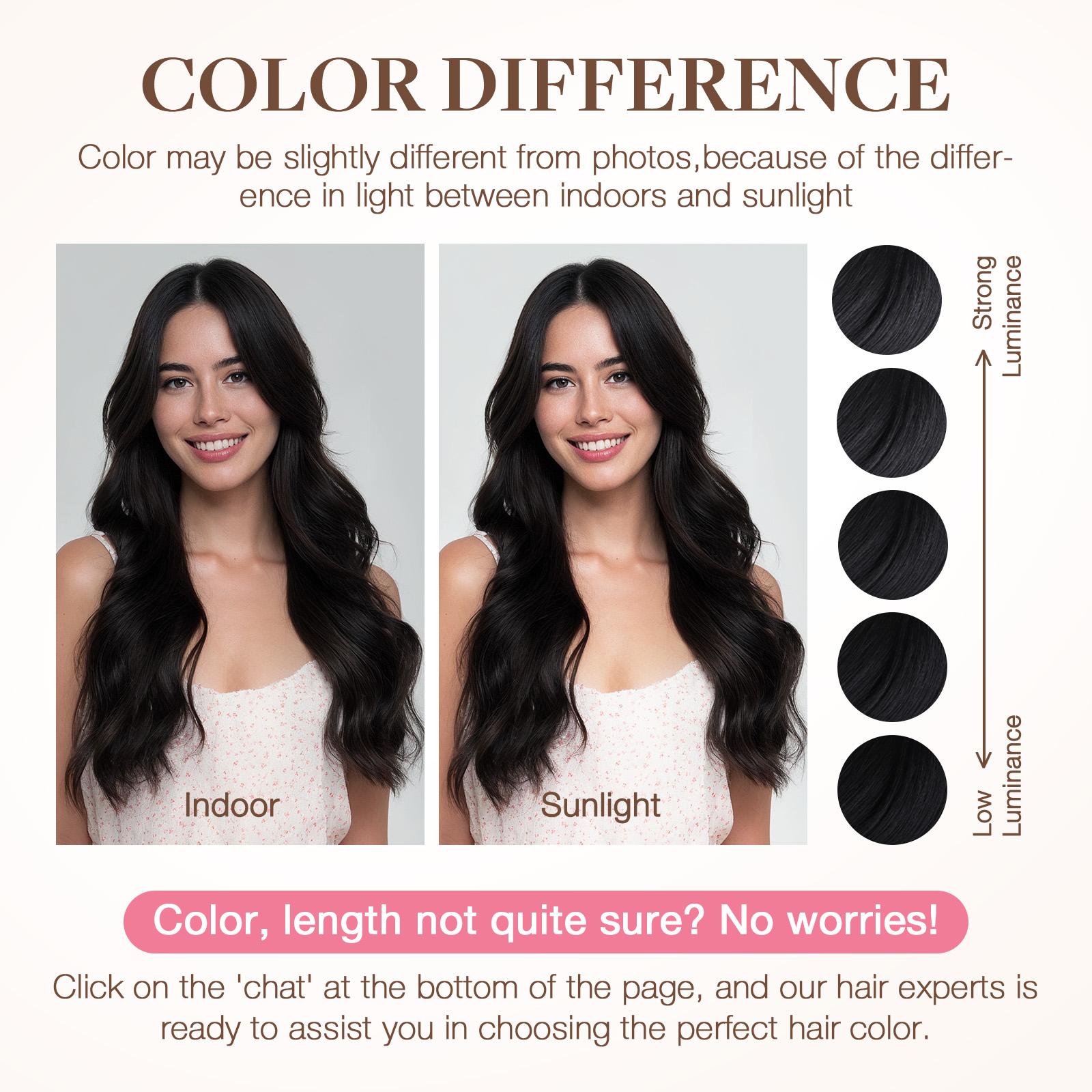 GOOGOO Hair Extensions 150G Clip in Human Hair Natural Straight#Greenish#TikTokShopSpringGlowUp