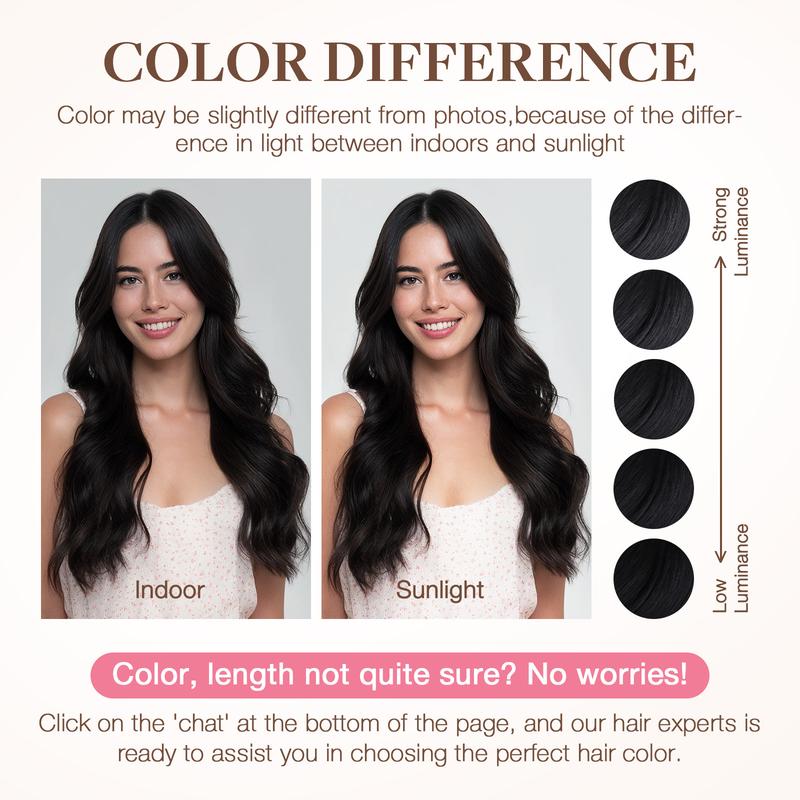 GOOGOO Hair Extensions 150G Clip in Human Hair Natural Straight GOOGOO Hair Extensions 150G Clip in Human Hair Natural Straight