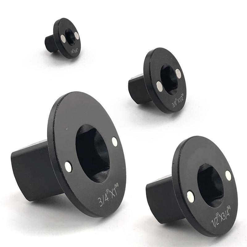 VAYWET 2026 New Low Profile Impact Socket Adapter Set, Industrial Drive Ratchet & Wrench Adapter Set Stainless Steel Industrial Drive Ratchet & Wrench Adapter Set for Tight Spaces, 4PC Hardware Kit: 3/4" to 1", 1/2" to 3/4", 1/2" to 3/8", 1/4" to 3/8"