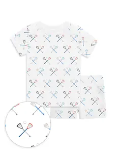 The Organic Short Sleeve Pajama Set [Lacrosse]