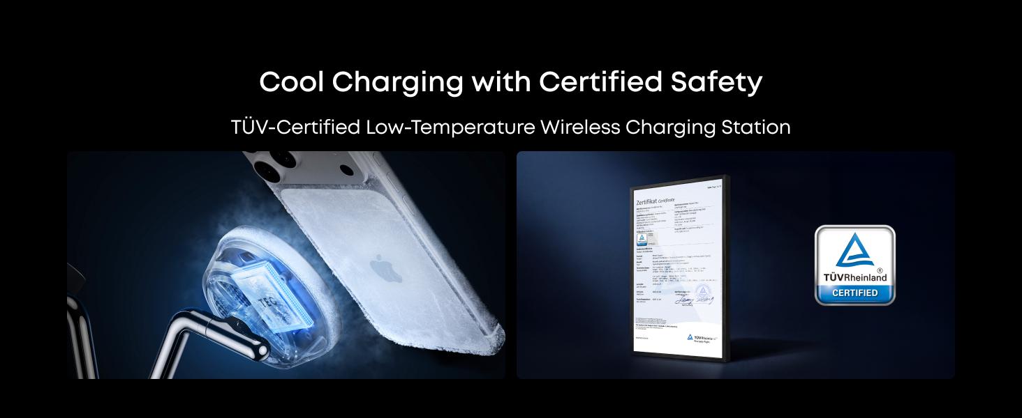 Anker Prime MagSafe Charger Compatible, 3-in-1 Charging Station, Qi2 25W Wireless Charger Dock Stand, Smart Display with TEC Active Cooling & Anker 45W Fast Charging USBC Charger with LED Display, Fast Charging Block for iPhone 17/16/15 Series, MacBook so