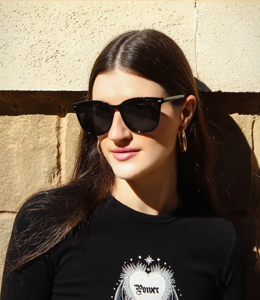 【TRENDY VIBES】MYIAUR Polarized Sunglasses for Women Big Style Gold-Plated Frame UV400 Protection Anti-Glare Fashion Accessory Christmas Gift Trendy Shades 2025