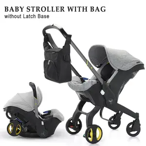 Multifunctional Baby Stroller with Free Bag - Multi Functional Design with Chest Clip & 5 Point Seat Belt - Reversible Handlebar for Easy Maneuvering - Foldable for Portability - Includes Free Gift Bag