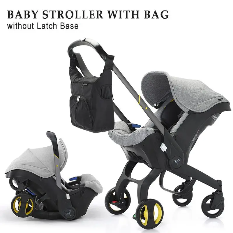 Multifunctional Baby Stroller with Free Bag - Multi Functional Design with Chest Clip & 5 Point Seat Belt - Reversible Handlebar for Easy Maneuvering - Foldable for Portability - Includes Free Gift Bag #DealsForYouDays