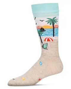 Men's Paradise Bamboo Crew Socks