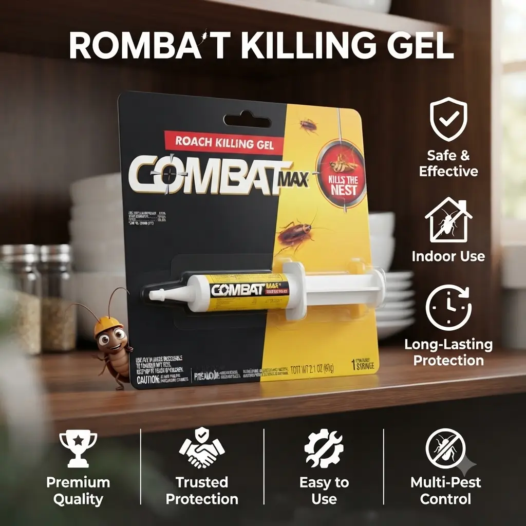 Max Roach Killing Gel for Indoor and Outdoor Use, 1 Syringe, 2.1 Ounce (Pack of 1)