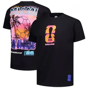 Unisex 2026 FIFA World Cup Outerstuff Miami Host City Local Oversized T-Shirt - Black