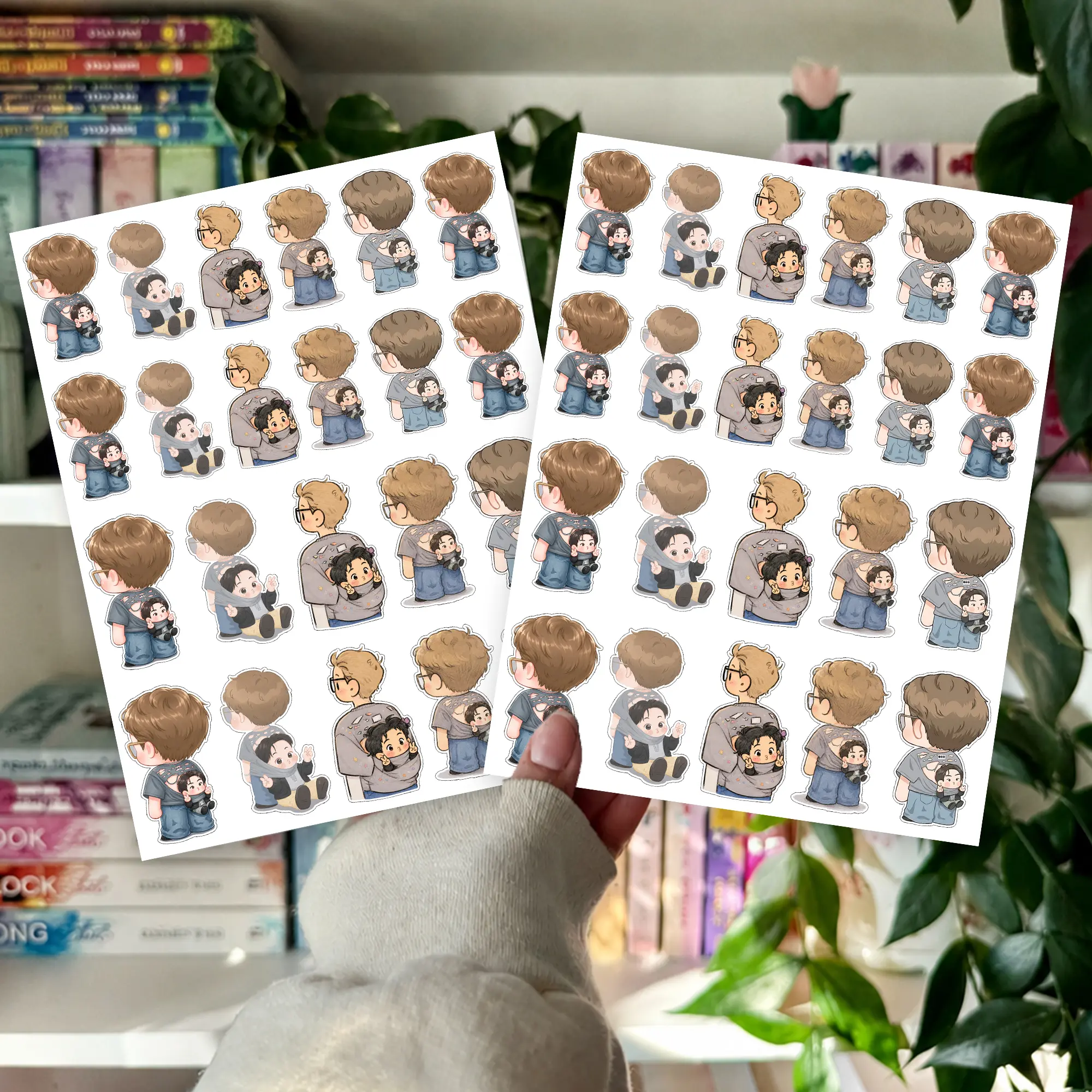 Sticker Sheet - Funny Jin Sticker, K-pop Style Accessory