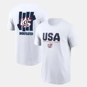 2026 World Baseball Classic USA Team Shirt, White Full Size S to 5XL Shirt