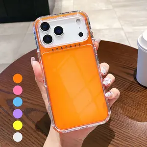 JODIUKIU Neon Colors Durable 3-Layers Rugged Slim Flexible Anti-Drop Reinforced Corners Shockproof Bumper Protective Phone Case for Women Girl Men For iPhone 17 16 15 14 13 Pro Max