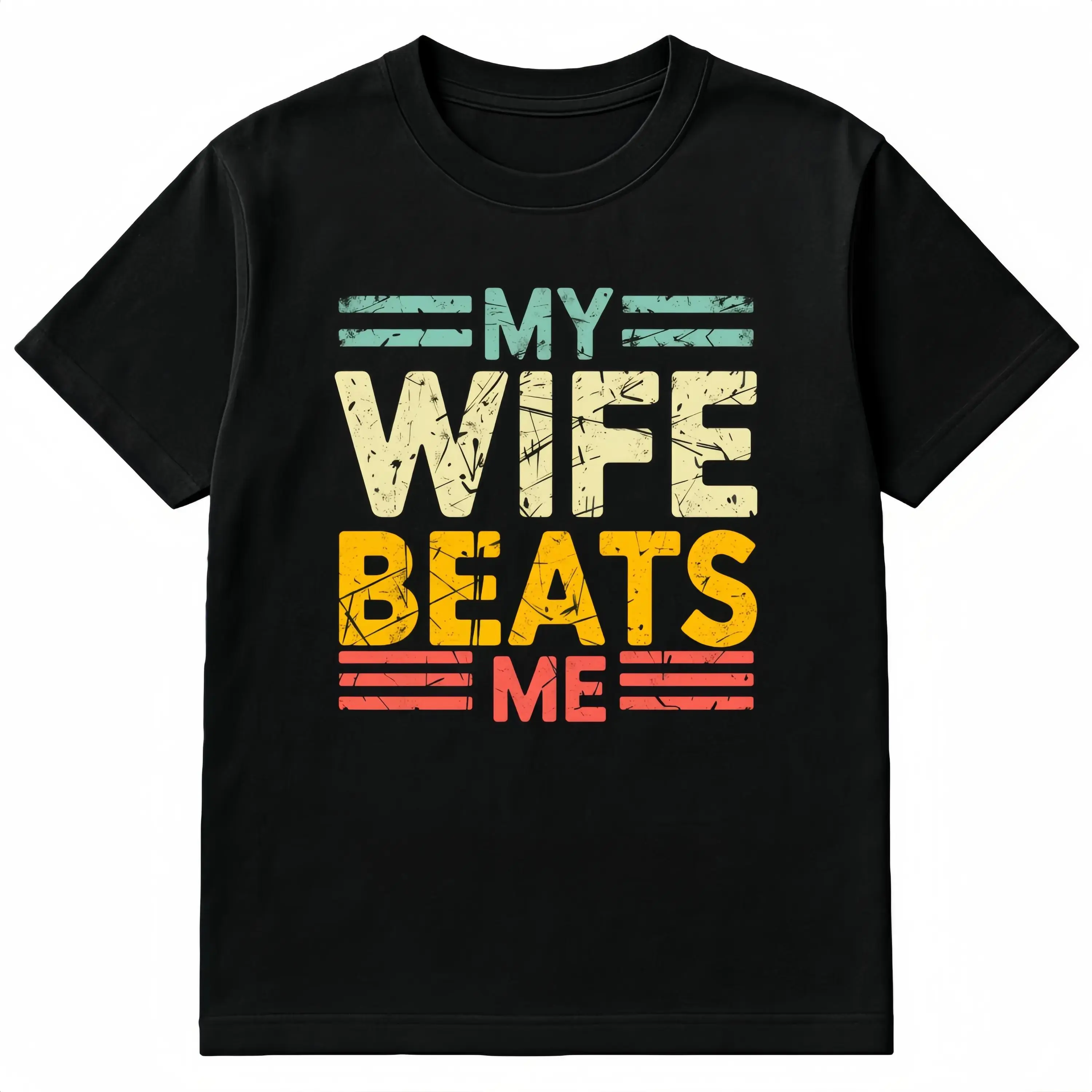 My Wife Beats Me Shirt, Funny Couple T-shirt, Funny Gift for Him, Mother's Day Shirt, Unisex Tee