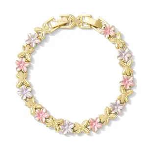 hibiscus flower bracelet