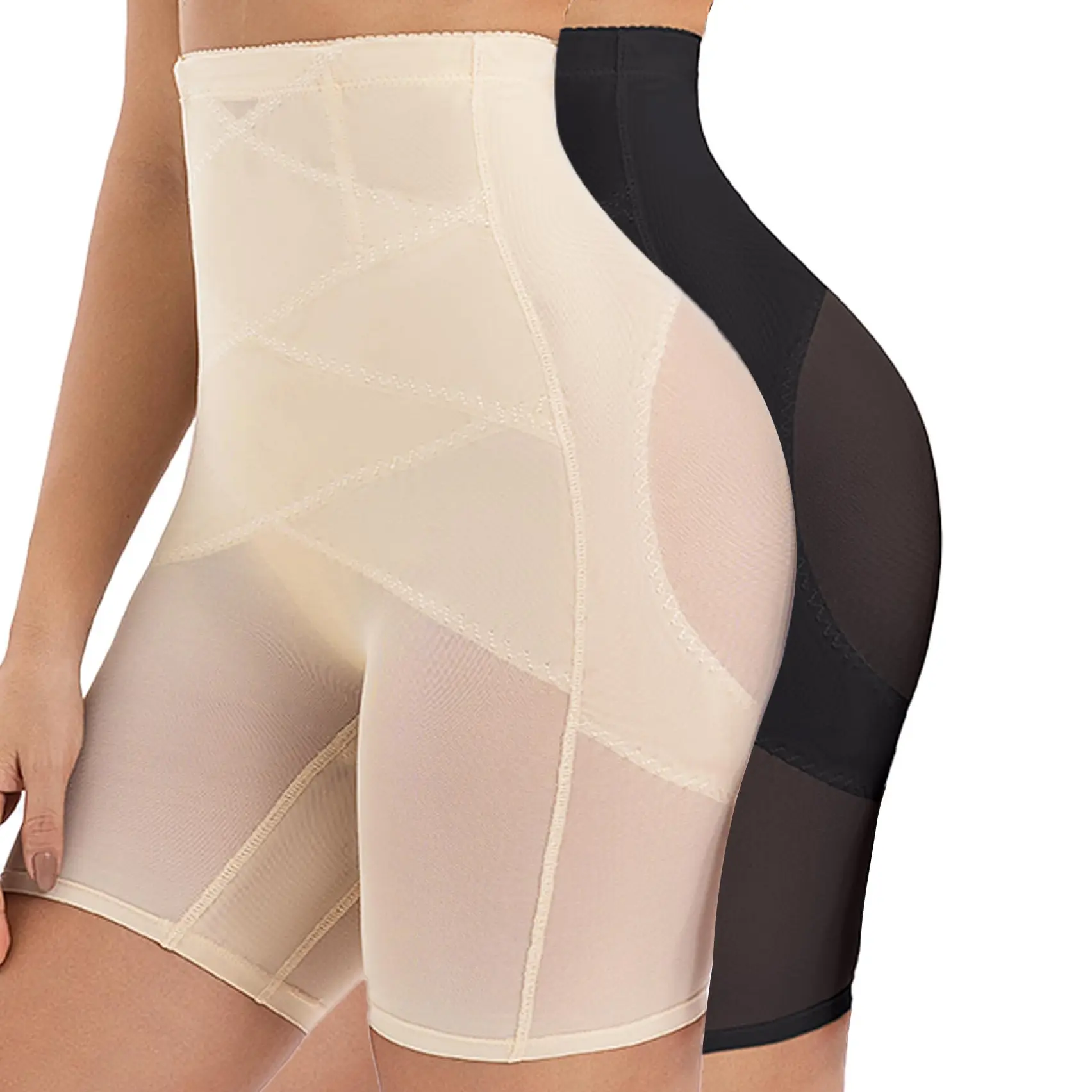 LWLYBH Women's High-Waist Seamless Panty - Nylon Blend Shapewear with Spandex Stretch, Tummy Control, Butt Lifting, Body Contouring & Comfortable Fit, Lady