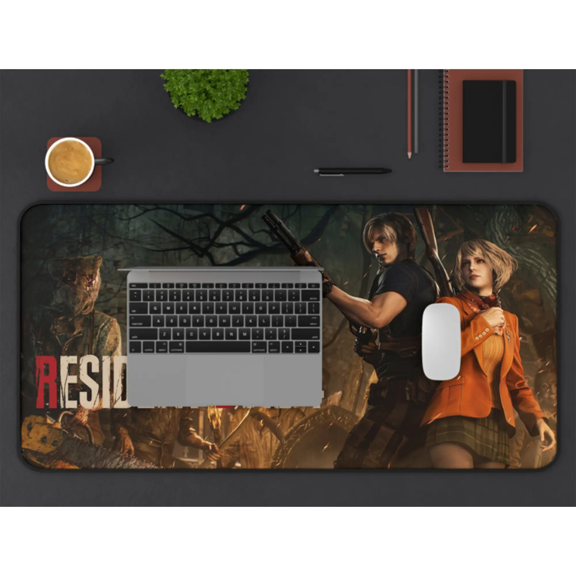 Resident Evil Desk Mat, Gaming Mouse Pad for PC Setup, Waterproof