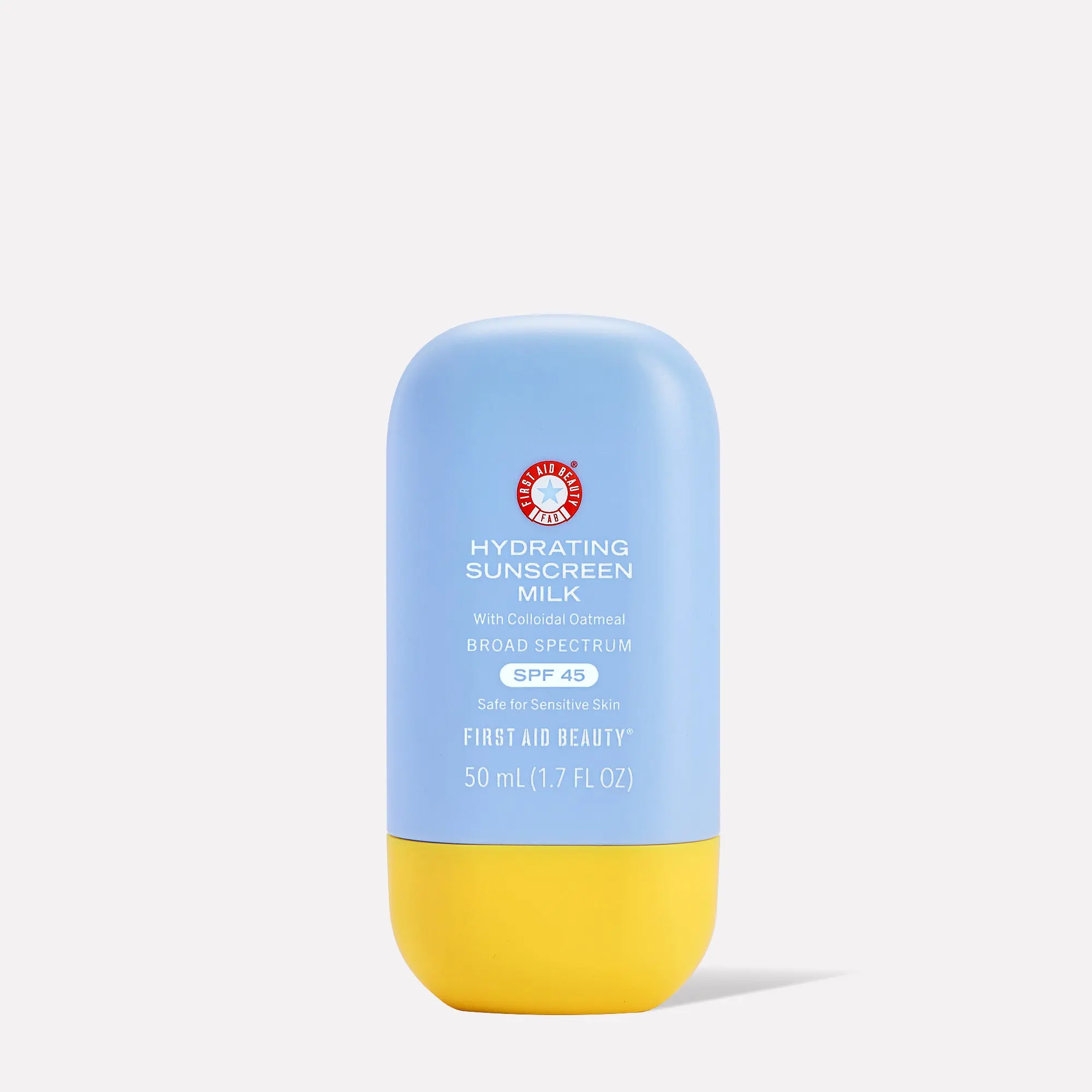 First Aid Beauty Hydrating Sunscreen Milk SPF 45 with Colloidal Oatmeal for Face + Body