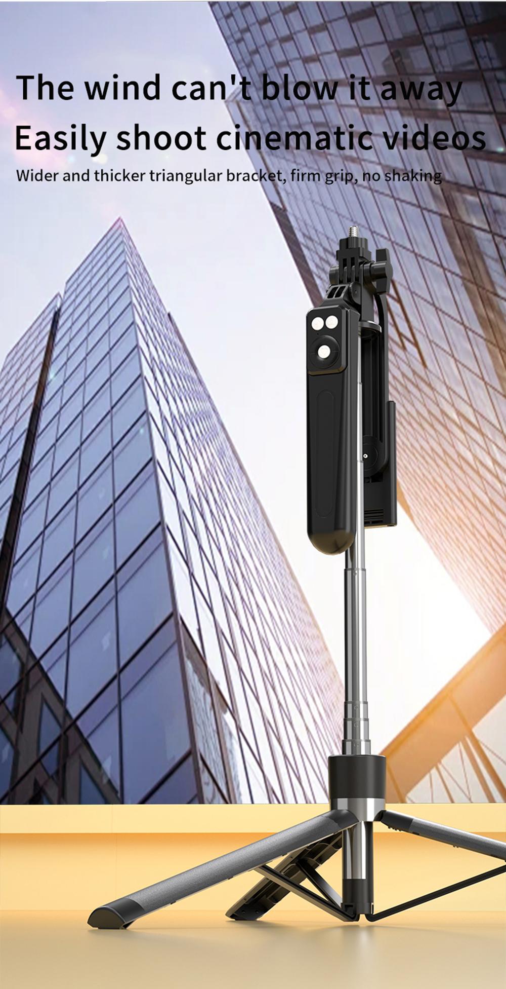 67" Selfie Stick Tripod with Bluetooth Remote & Fill Lights, Upgraded Stand for Selfies/Video Recording/Vlogging, Compatible with iPhone/Android