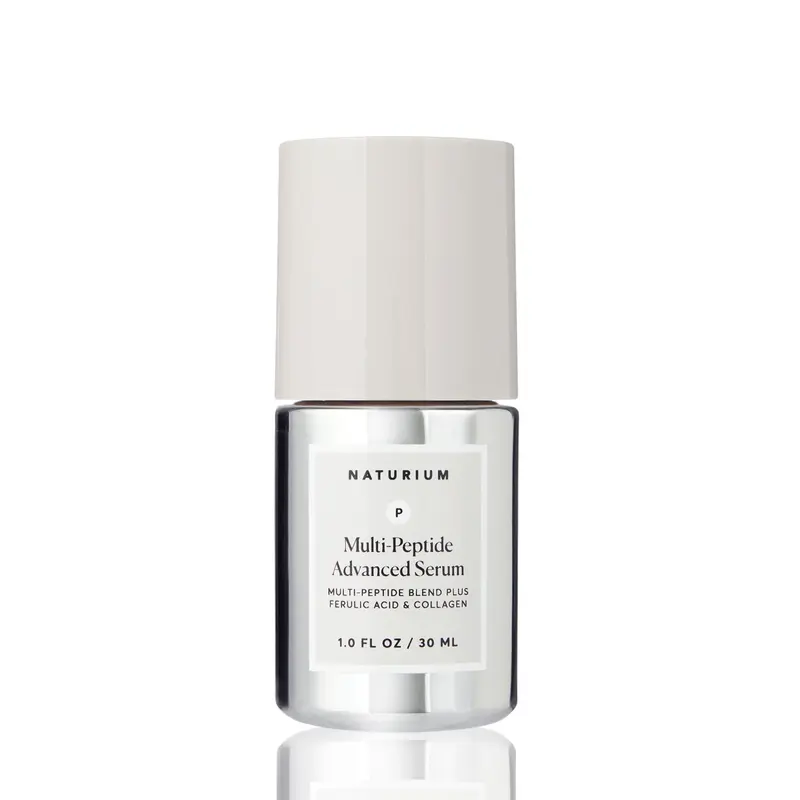 Naturium Multi-Peptide Advanced Serum (30ml) - Serum for Wrinkles, Copper Peptides and Argireline Amplified Peptides