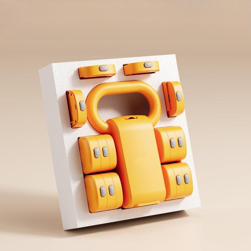 4-in-1 Adjustable Dumbbell Set , 22LBS/11LBS Hand Weights for Women, 1s-Adjust Dual-Stable Dumbbell Set for Women Home Gym & Outdoor equipment wide grip safety guarantee fit Dumbbell Barbell Set Coated Cast Iron Kettlebell Powder Dumbbell Weight Set