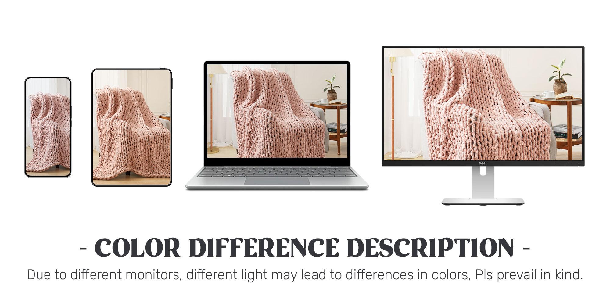 PEACENEST Chenille Knit Throw Blanket 50"x60" Soft Cozy Couch Blanket Machine Washable Sofa Throw for Bedroom & Living Room Decor in Multiple Colors