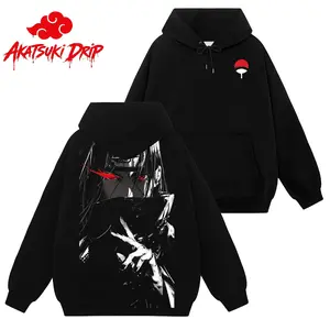 [Akatsuki Drip] Retro Uchiha - Naruto Shippuden #77 Hoodie T-Shirt Sweatshirt, Retro Vintage Unisex Graphic 90s Cotton, Gift For Wibu, Anime Manga Y2K Streetwear