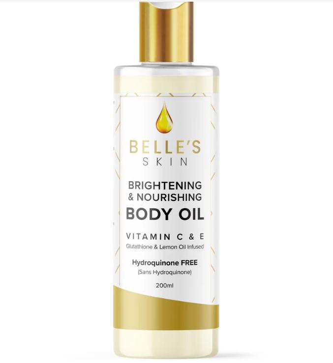 Belle's Skin Body Oil ( Brighten the skin -Rejuvenate the skin-Soften the skin )