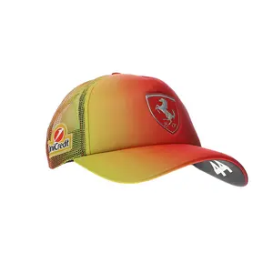 PUMA Mens Scuderia Ferrari Replica Special Edition Uk Hamilton Trucker Cap Casual - Red