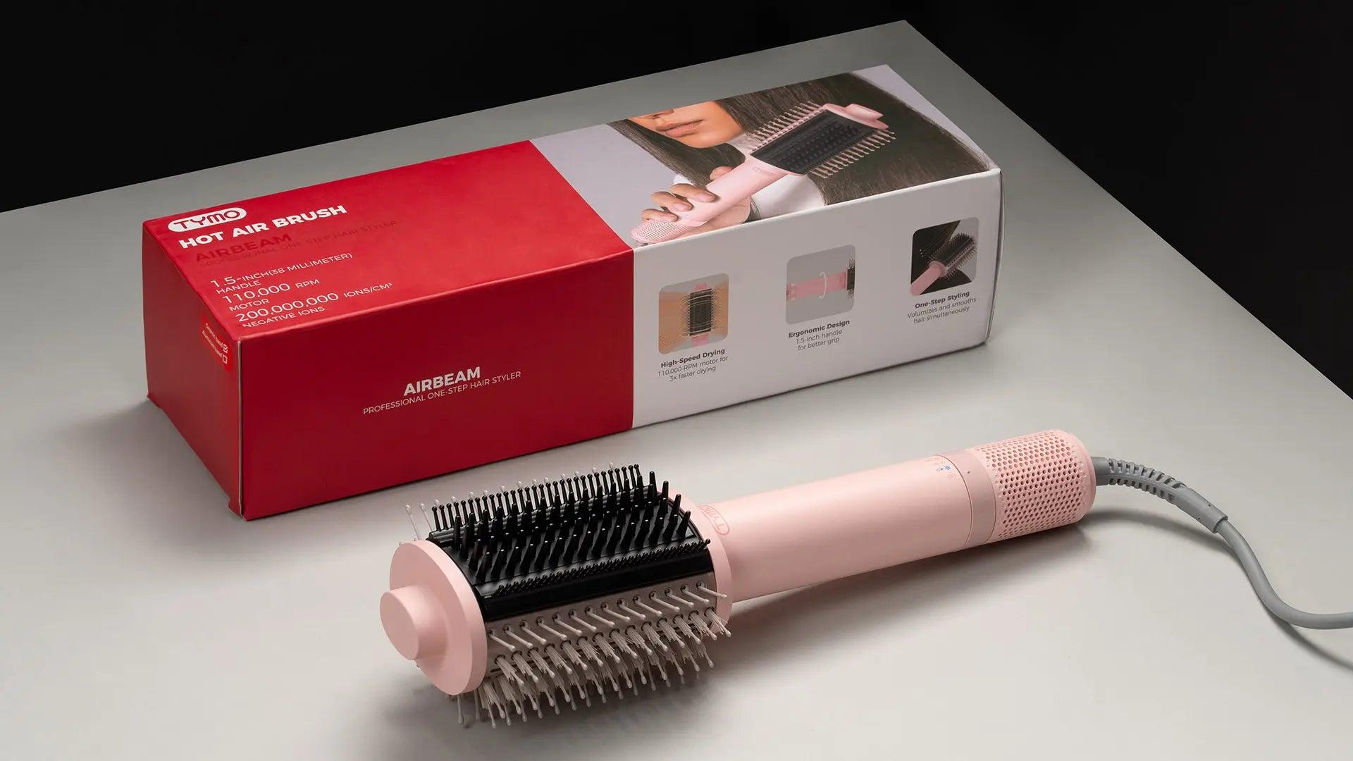 TYMO AIRBEAM 3.0 High-Speed Hair Dryer Brush for Frizz-Free Blowouts with Smoothing Comb and Ionic Technology, Gift Box Ready Personal Care Appliance; Blow Dryer with a Comb