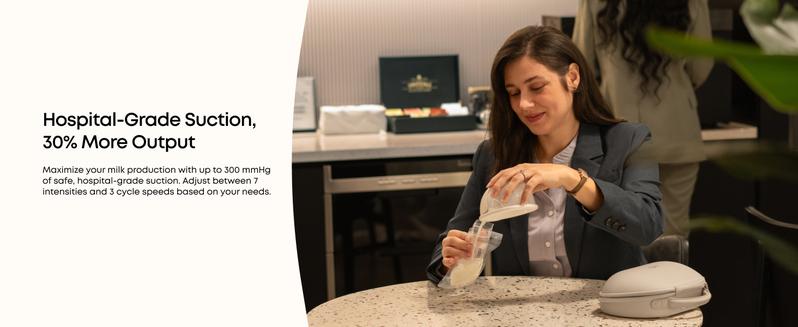 [LIVE] eufy S1 Pro Heated Wearable Breast Pump, Hands-Free Breast Pump with Industry-Leading HeatFlow Tech, App-Controlled OptiRhythm, Hospital-Grade Suction, Leakproof, Slim and Ultra-Quiet for in-Bra Use