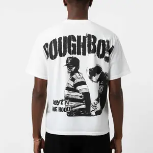 Sopula Studio Men's Streetwear  Vintage Aged Graphic T-Shirt Round Neck Shortsleeve Tshirt