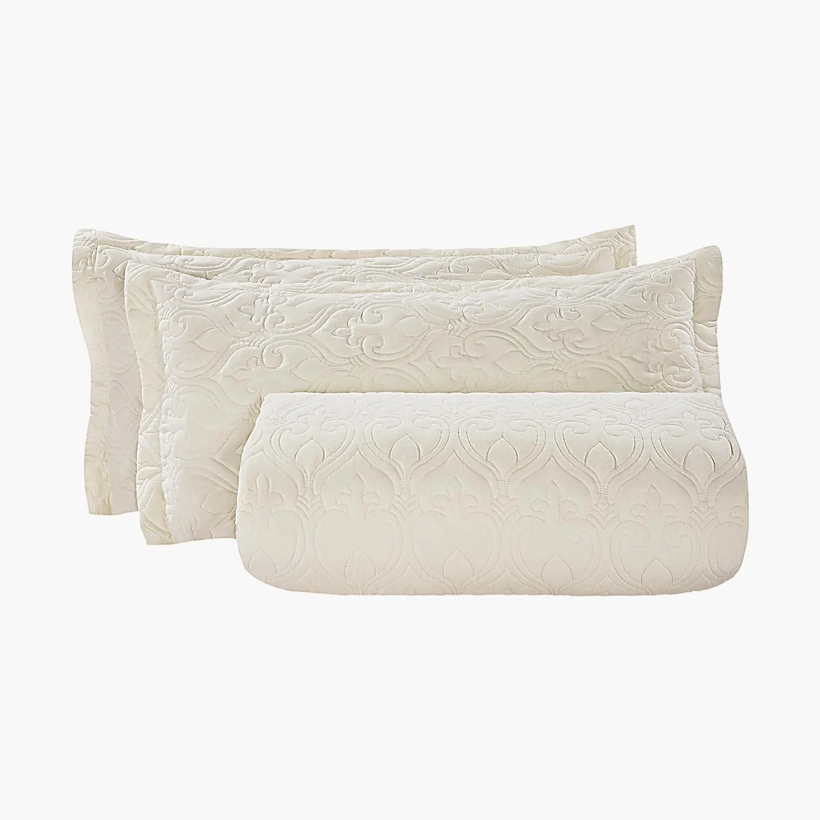 【Summerfinds】VEVOR King Quilt Set 3-Piece Lightweight ComforterCotton King Size Quilt Bedding SetBeige Bedspreads with 1 Quilt and 2 Pillow ShamsLightweight Bedspread Coverlet Bedding Setfor All Season