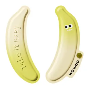 Waterproof EVA Banana Toilet Seat Pad with Aromatherapy 2-Pack Set Disposable Warm Soft Washable Kid & Elderly Friendly