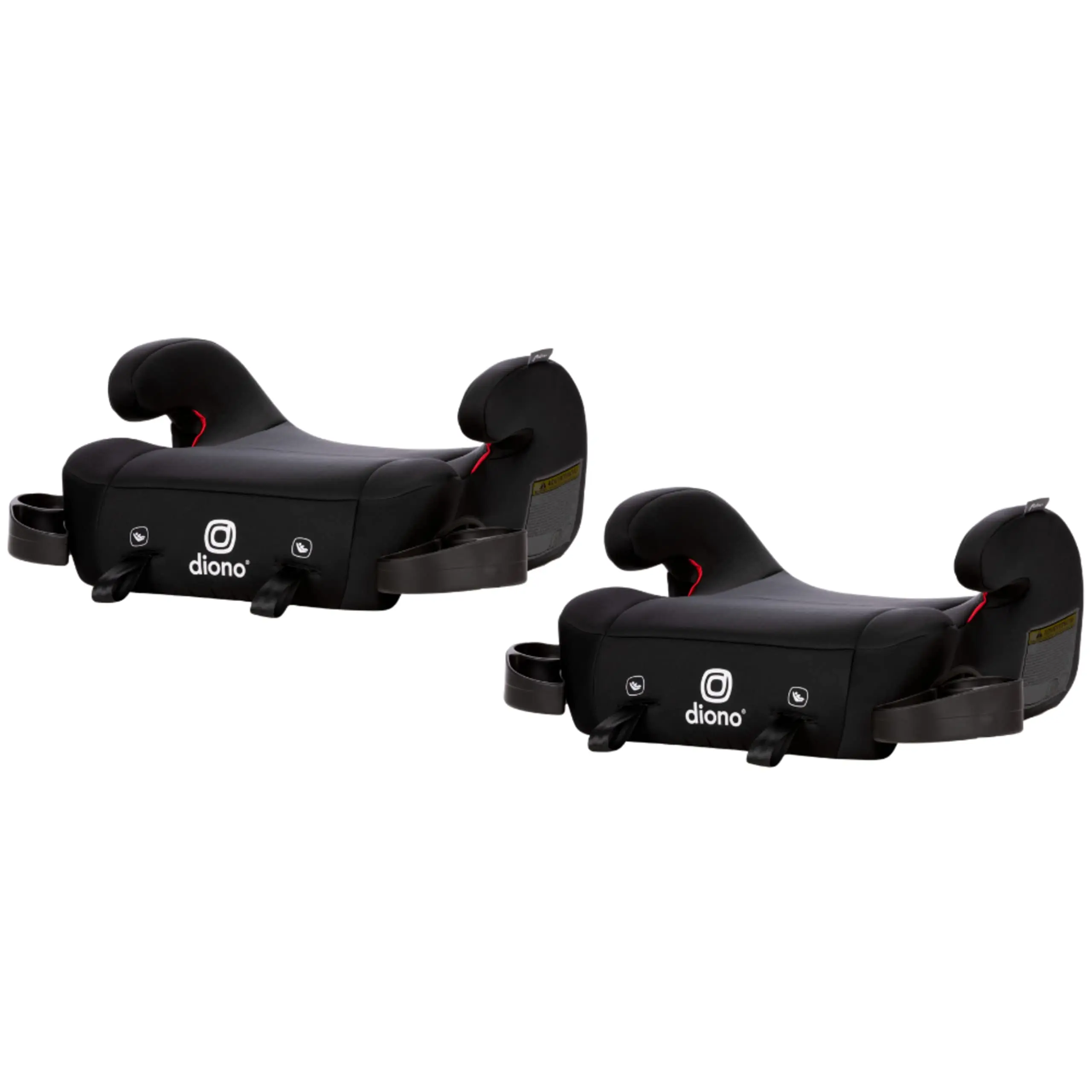 Diono Solana 2 XL Backless Booster Car Seat 2 Pack – Lightweight with LATCH Connectors (40–120 lb)