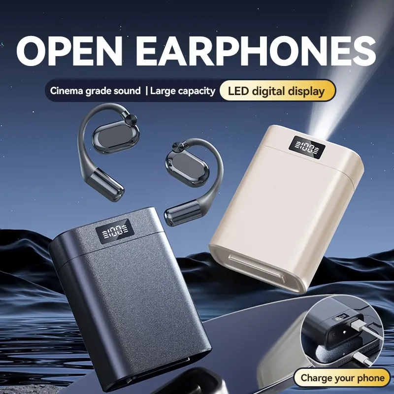 Wireless Bluetooth 6.0 Earbuds (Headphone), Ergonomic Sport Design with 45H Playtime, HiFi Bass, ENC Active Noise Cancellation, Smartphone Charging Support, On-Ear Fit for Back-to-School Use,back to school,back to school haul