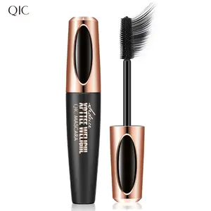 Waterproof 4D Mascara, 1 Pack, Signal Black, Creates Charming Lashes, Length, Volume & Curl, 4D Silicone Brush Head, Professional Eye Makeup Product.