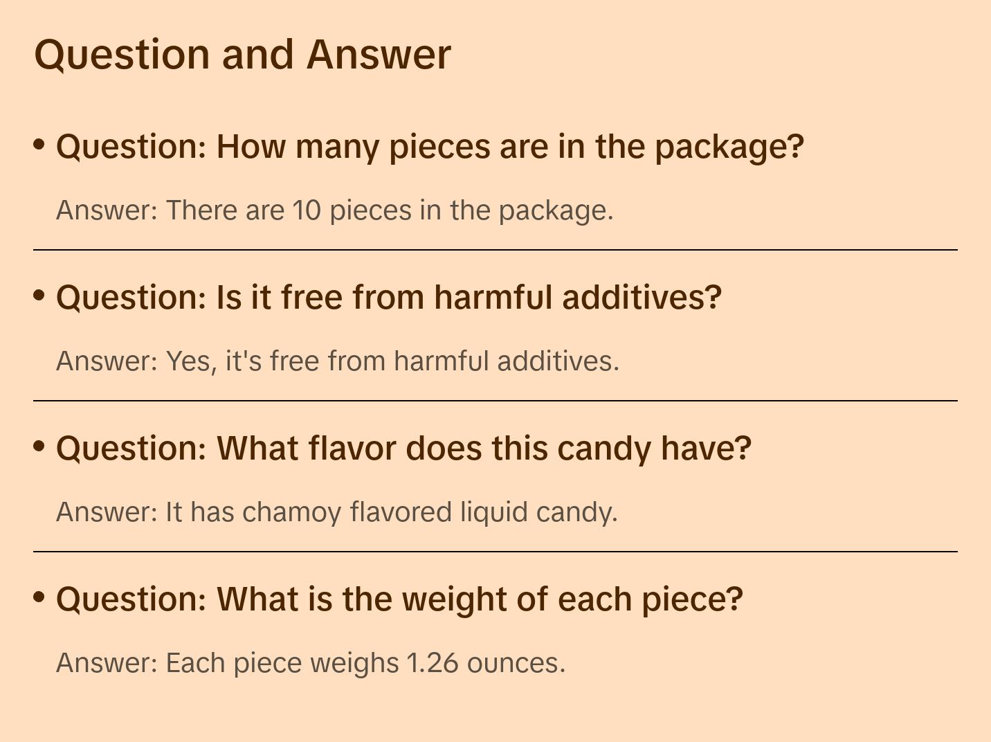 Lucas Gusano Chamoy Candy Snack, 10 Pieces of 1.26oz Each