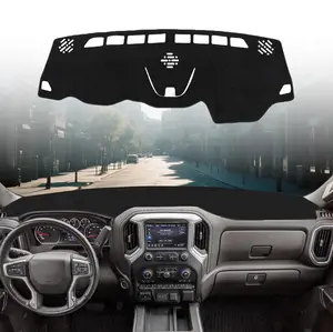 Canvcle Dash Cover Fits for Jeep Cherokee 2014-2023 (NOT for Grand Cherokee) (Only Fits Cherokee Latitude) Dashboard Cover Mat for Cherokee Accessories UV Rays Protector