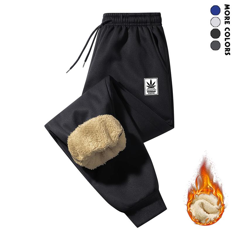 3 Pack Men's Thick Warm Winter Pants - Fleece Lined Cold Weather Sweatpants Ideal for Extreme Cold, Gym, Outdoors & Home - Christmas Gift Idea for Him, Athletic Pants for Men, Mens Workout Pants