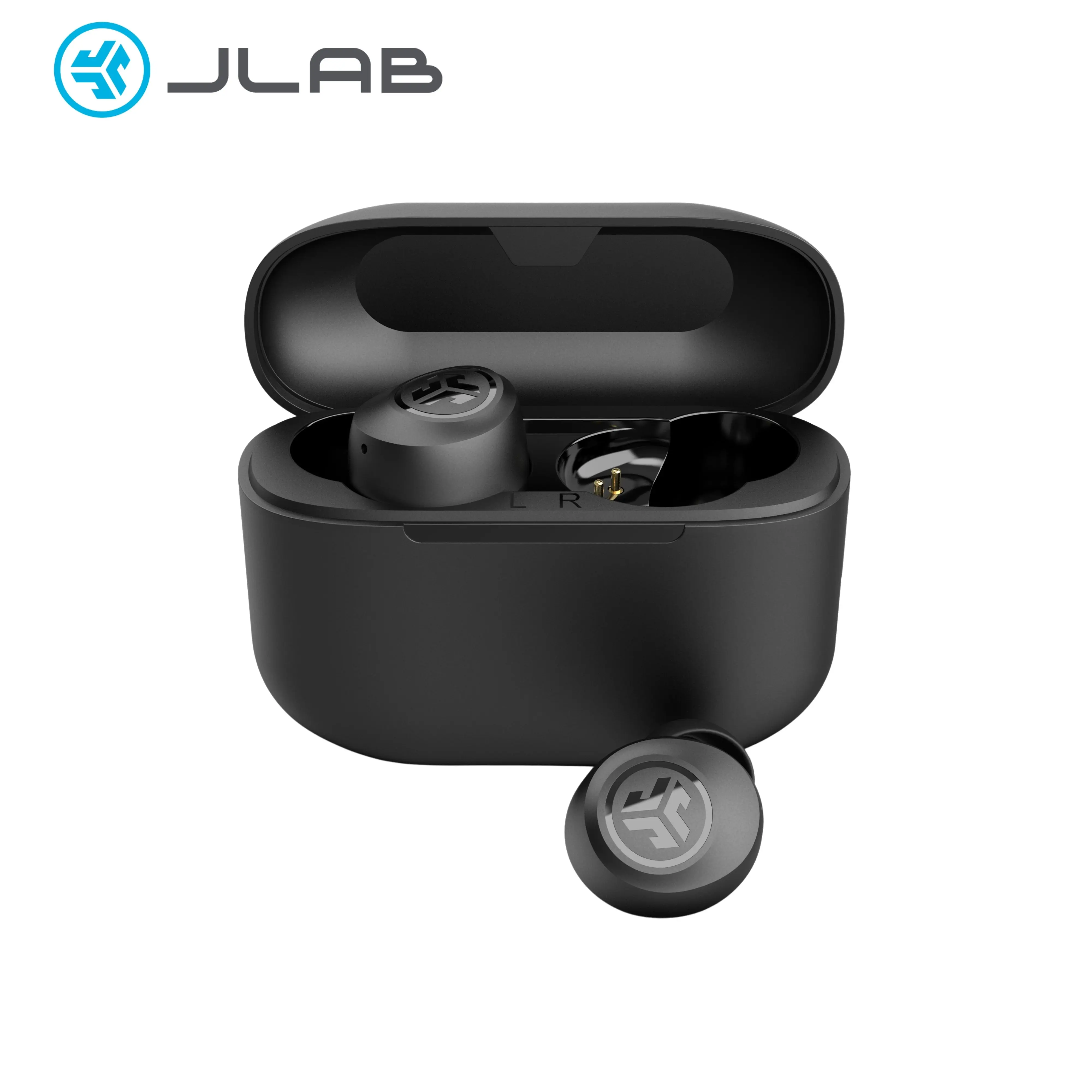 JLab GO POP+ True Wireless Earbuds with 35+ Hour Playtime Dual Connect IPX4 Sweatproof Fast Charge 10 Minutes for 1+ Hour Playtime Rechargeable Bluetooth 5.3 Headset