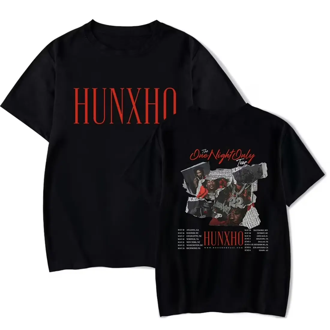 Hunxho The One Night Only Tour 2024 T-Shirt