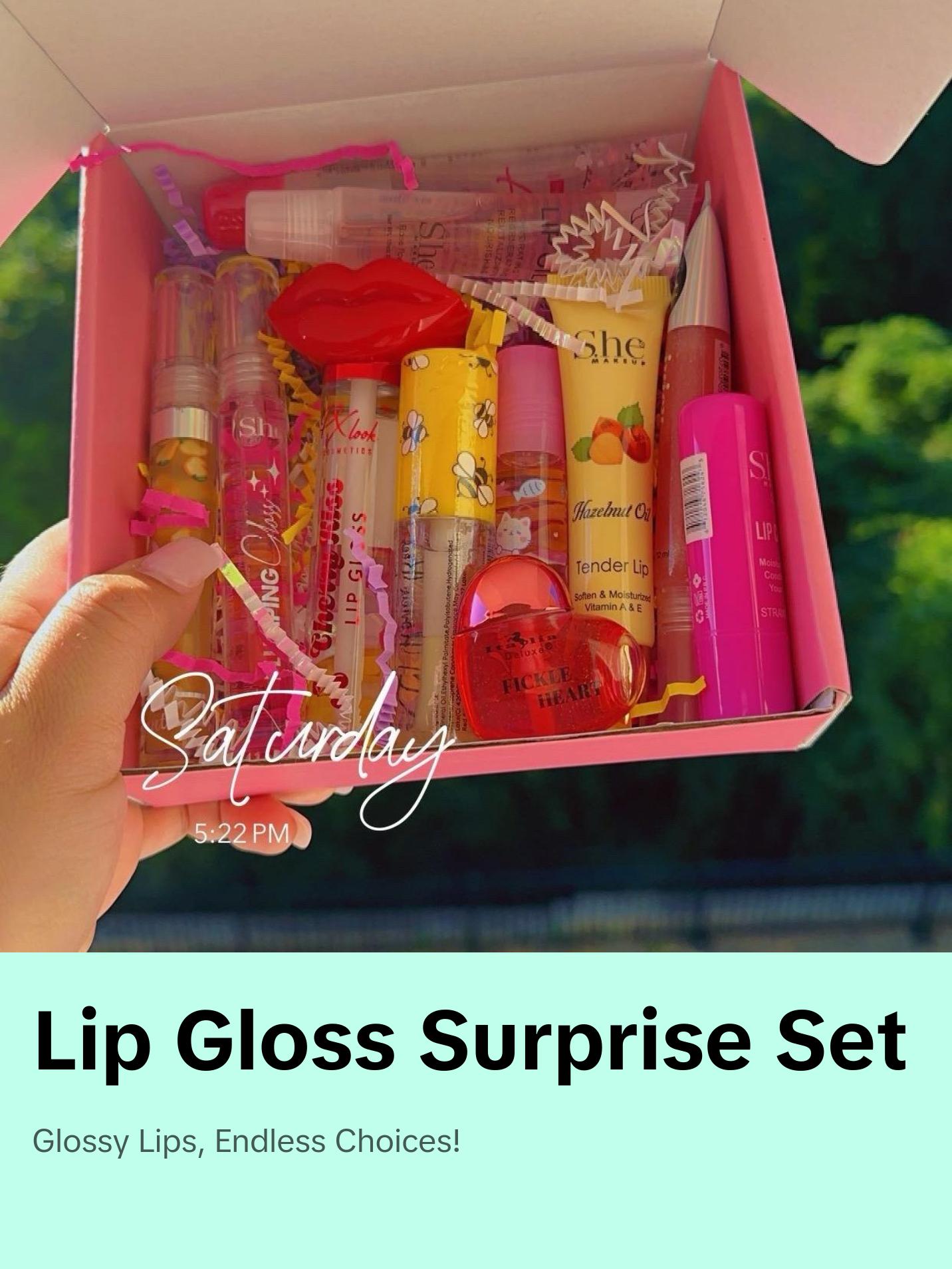 The Lip gloss mix bag Cosmetic Glossy