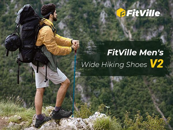 FitVille Men's Low-Top LugMax Hiking Shoes V2 shoe casual training Outdoor Sneakers Trail Running Outdoorfun SpringStatements FitVille Men's Low-Top LugMax Hiking Shoes V2 shoe casual training Outdoor Sneakers Trail Running Outdoorfun SpringStatements