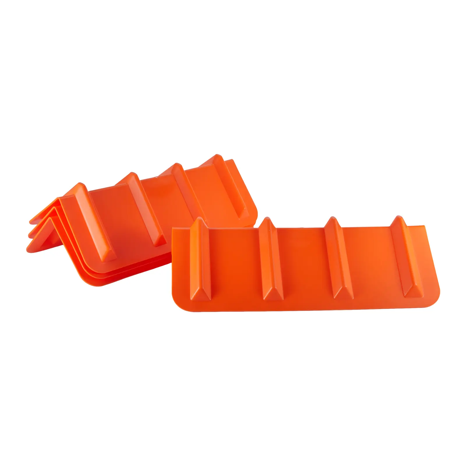 4Pcs 24in PE Plastic Corner Protectors - V-Shaped Set Edge Shield for Flatbed Load Winch Ratchet Straps, Commercial Trucking Auto Parts Cargo Protection Accessories