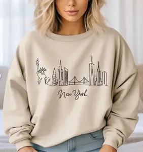 Vintage New York Sweatshirt – NYC Graphic Crewneck, Travel Sweatshirt, New York City Lover Gift i love New York