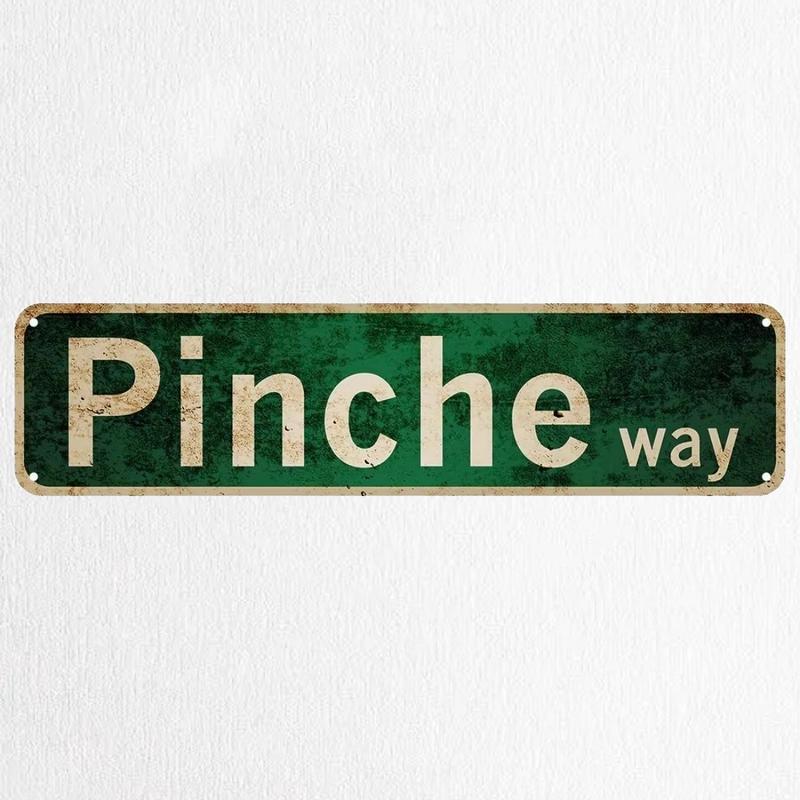 Funny Spanglish Vintage Wall Decor (4x16 Inch) - Humor Aluminum Sign Wall Art, for Porch, Home, Bar, Garden & Patio, Easy-Hanging Indoor/Outdoor Decoration, Family Gift, Classic Stop Sign