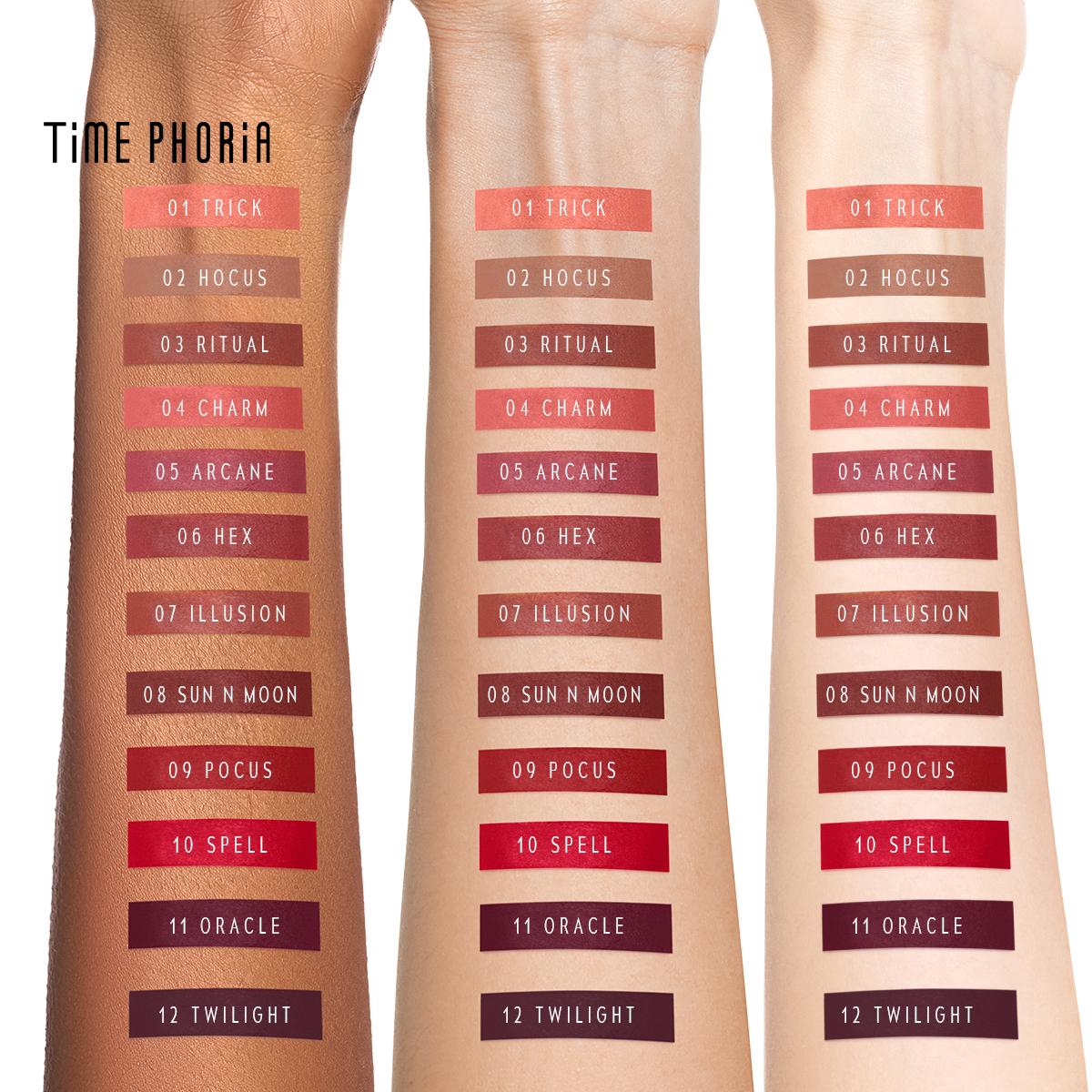 [TIMEPHORIA] Eternal Lip Matte -  Matte Finish Liquid Lipstick, Long Lasting Lip Stain, Waterproof and Transfer-proof Lip Tint, Longwear Mask-friendly, Lightweight, High Coverage, 4ML Compact Size, Lip Makeup & Cosmetic Product