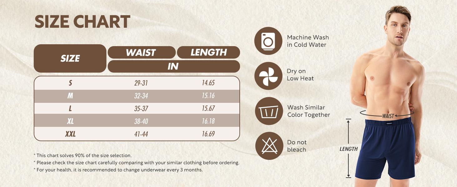 Separatec Silky Bamboo Fabric Mens Boxer Shorts | Buttery Soft, All-Day Comfort 3 Pack