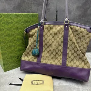 Pre-owned GUCCI Canvas Shoulder Bags 7.8'' R3919 Shoulder Bag C1859444244 0310 T4 Kay