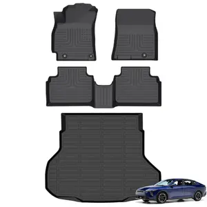 COLANAT for Kia K4 2025 (4-Dr Sedan Only - Not Forte/Hatchback) Floor Mats & Cargo Liner Set, Fits All Trims LX LXS EX GT-Line All-Weather Waterproof Car Mats Lays Flat Tough Durable Non-Slip Accessories